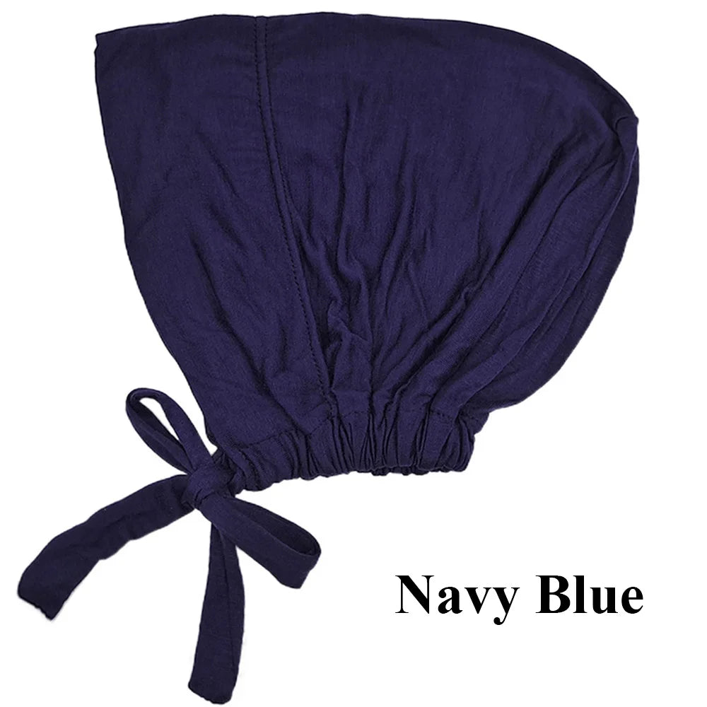 Soft Modal Inner Hijab Cap & Turban Bonnet for Muslim Women