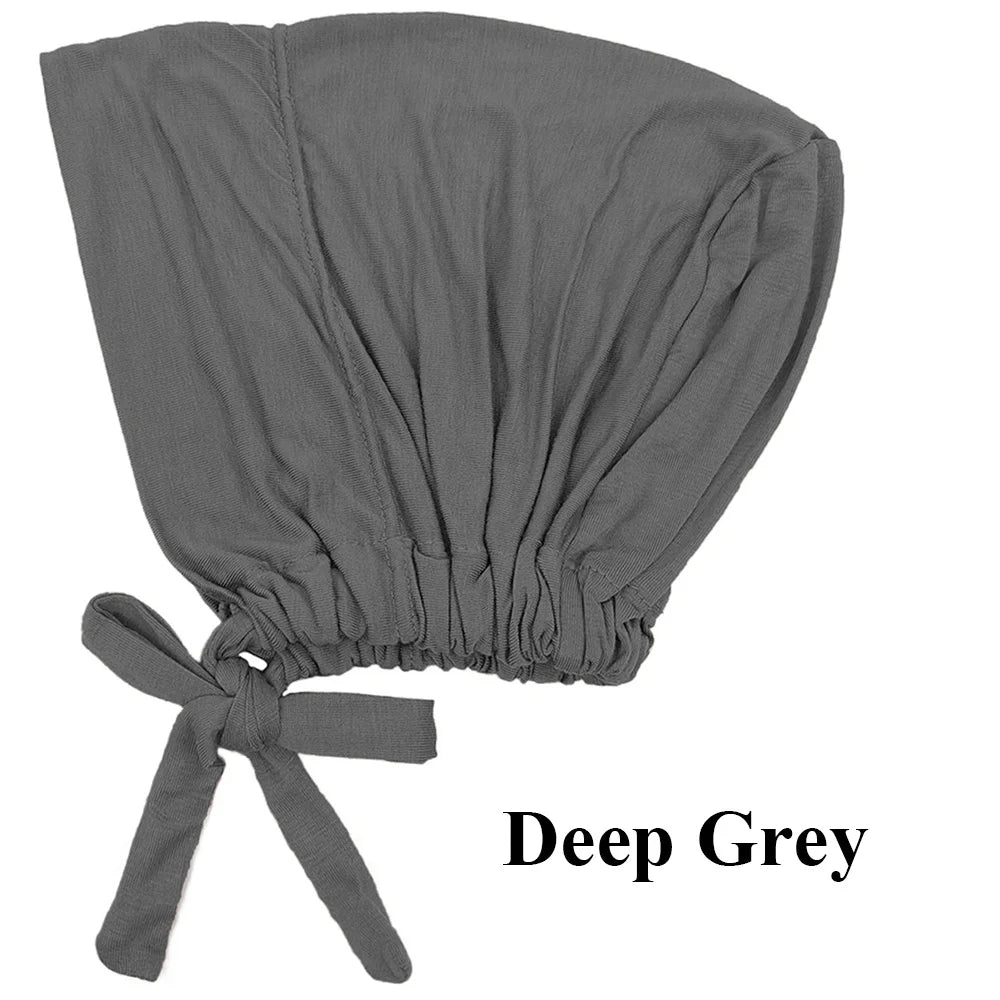 Soft Modal Inner Hijab Cap & Turban Bonnet for Muslim Women
