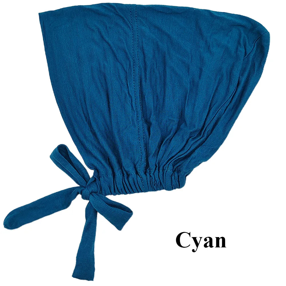 Soft Modal Inner Hijab Cap & Turban Bonnet for Muslim Women