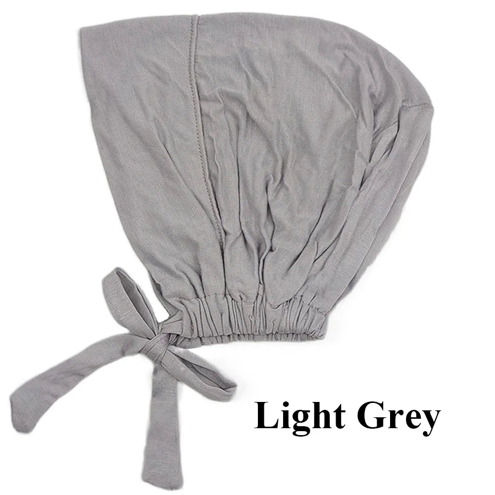 Soft Modal Inner Hijab Cap & Turban Bonnet for Muslim Women