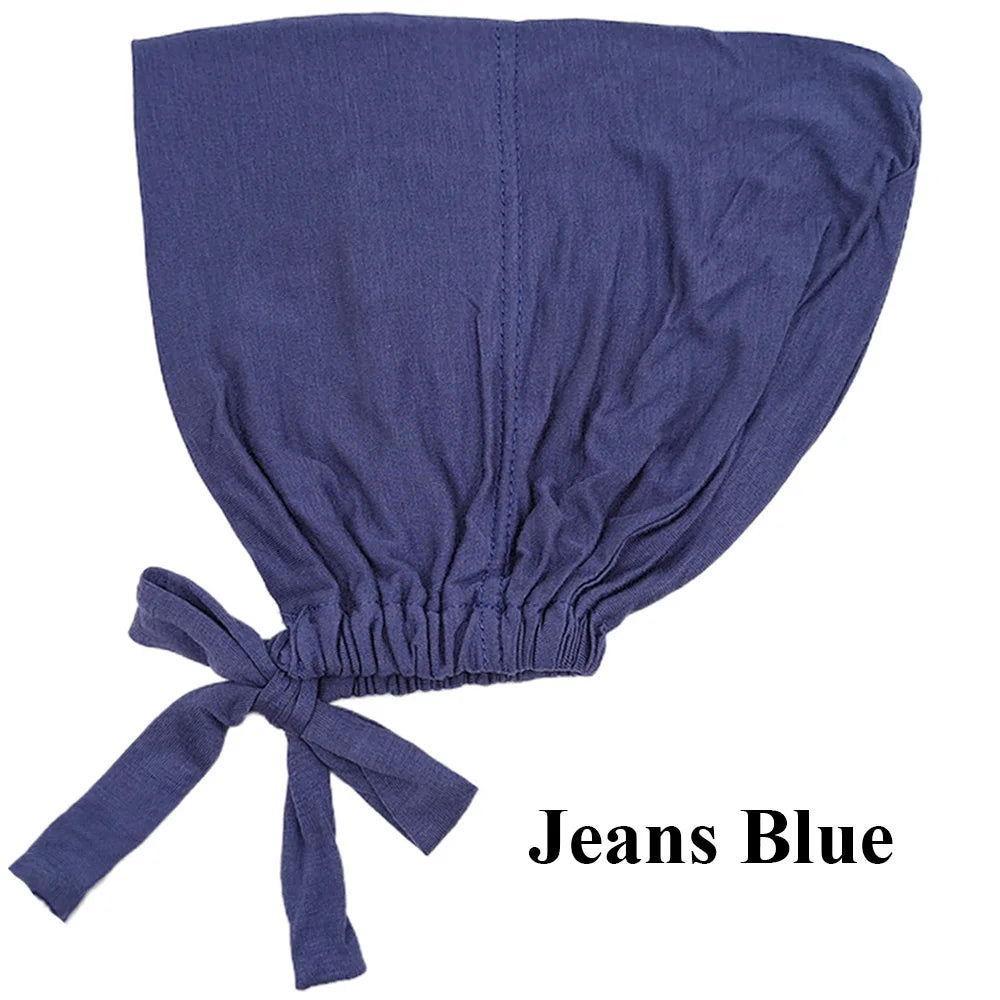 Soft Modal Inner Hijab Cap & Turban Bonnet for Muslim Women
