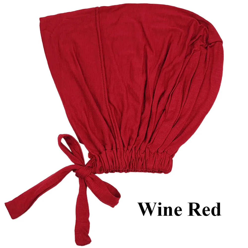 Soft Modal Inner Hijab Cap & Turban Bonnet for Muslim Women