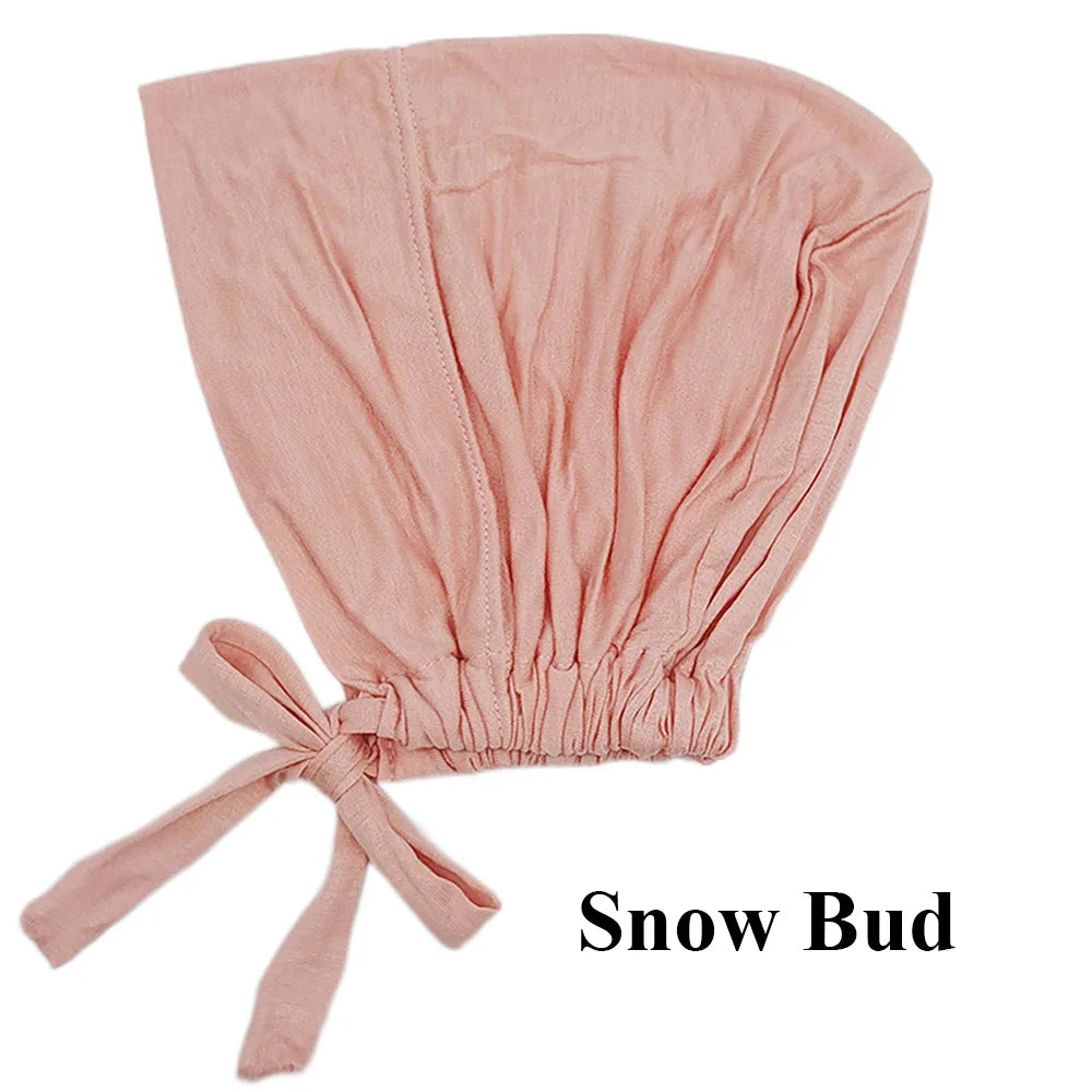 Soft Modal Inner Hijab Cap & Turban Bonnet for Muslim Women