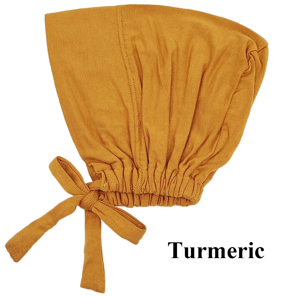 Soft Modal Inner Hijab Cap & Turban Bonnet for Muslim Women