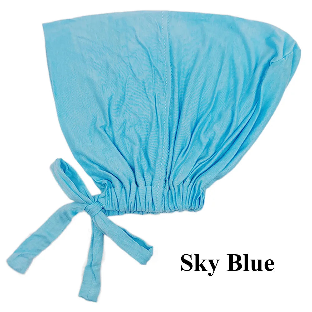 Soft Modal Inner Hijab Cap & Turban Bonnet for Muslim Women