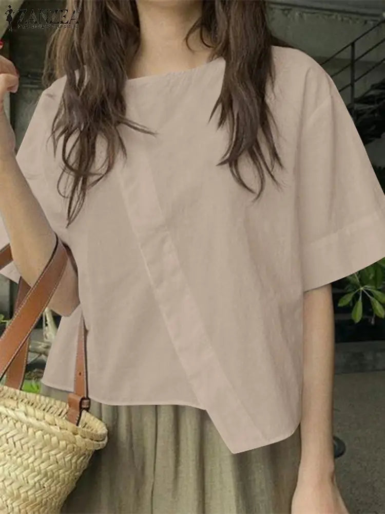 Noor Oversized Irregular-Hem Tunic for Muslim Women